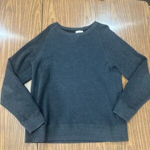 Billy Reid Crew Neck Sweater Black Pullover Men's Size L Cotton